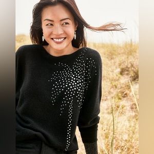 NWT XS Tommy Bahama Serena Crystal Palm Dolman Sweater